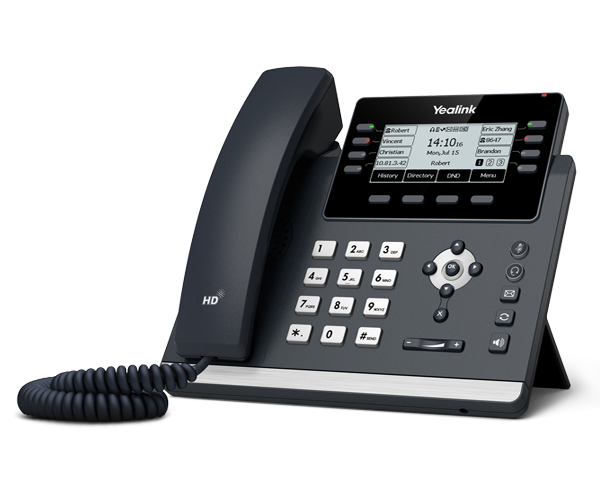 YEALINK SIP-T43U telefono ip - sin fuente poder